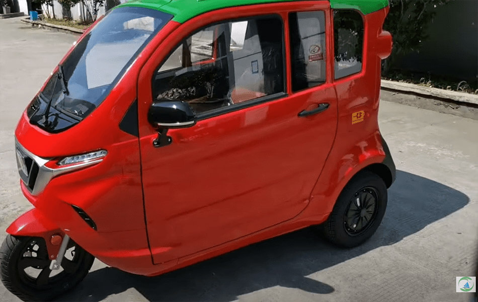 nine 9 Enclosed electric tricycle for adults