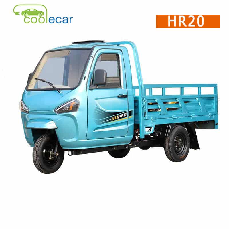 Semi Enclosed Electric Cargo Tricycle with cabin